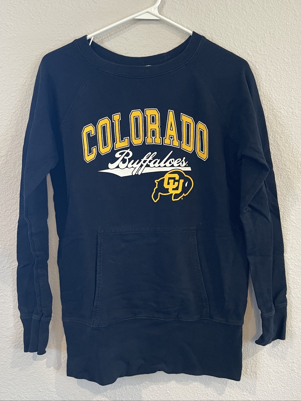 U - Trau Unisex Colorado Buffaloes Graphic Pullover Crewneck Sweatshirt SZ Small